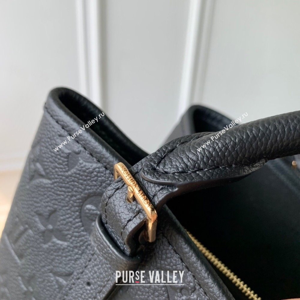 Louis Vuitton Babylone Tote PM bag in Monogram Empreinte Leather M11393 Black 2024 (KI-240829052)
