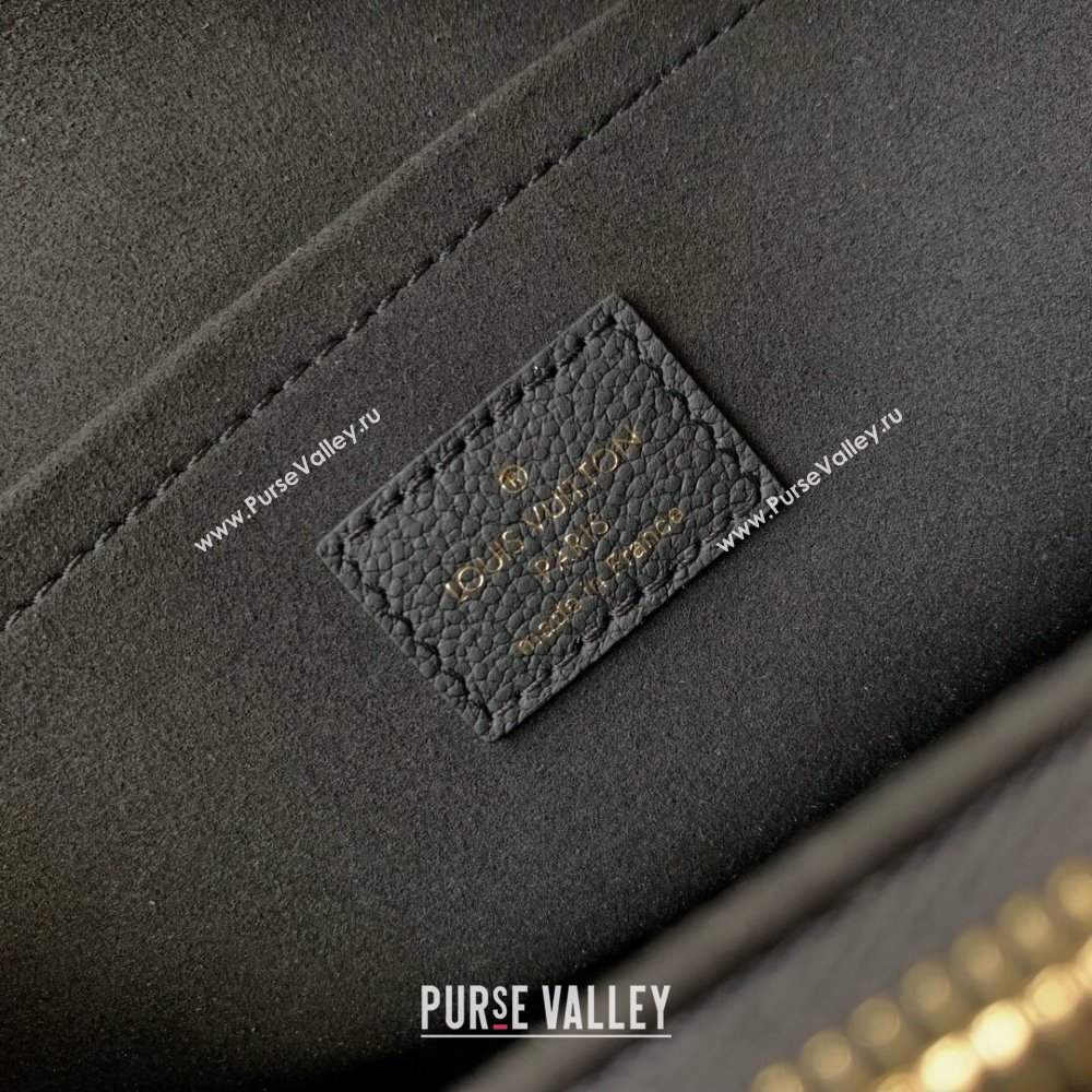 Louis Vuitton Babylone Tote PM bag in Monogram Empreinte Leather M11393 Black 2024 (KI-240829052)