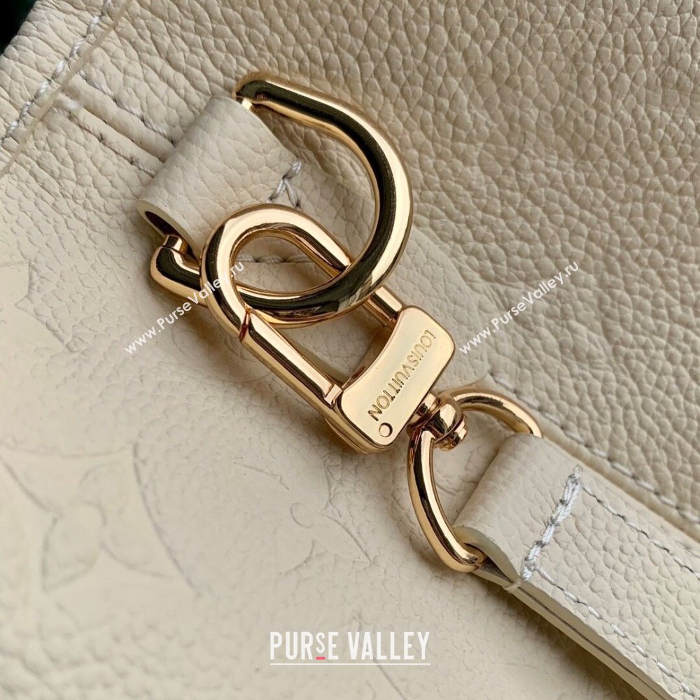 Louis Vuitton Babylone Tote MM bag in Monogram Empreinte Leather M11394 White 2024 (KI-240829055)