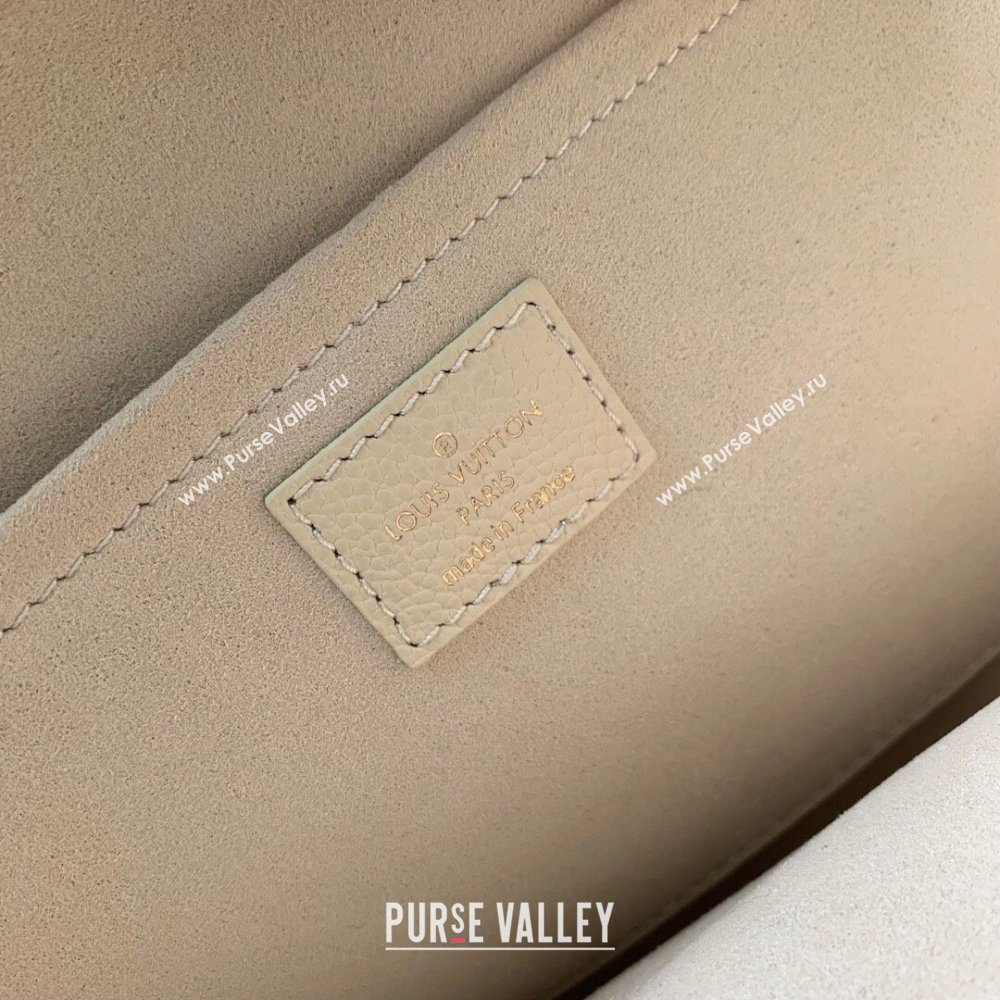 Louis Vuitton Babylone Tote MM bag in Monogram Empreinte Leather M11394 White 2024 (KI-240829055)