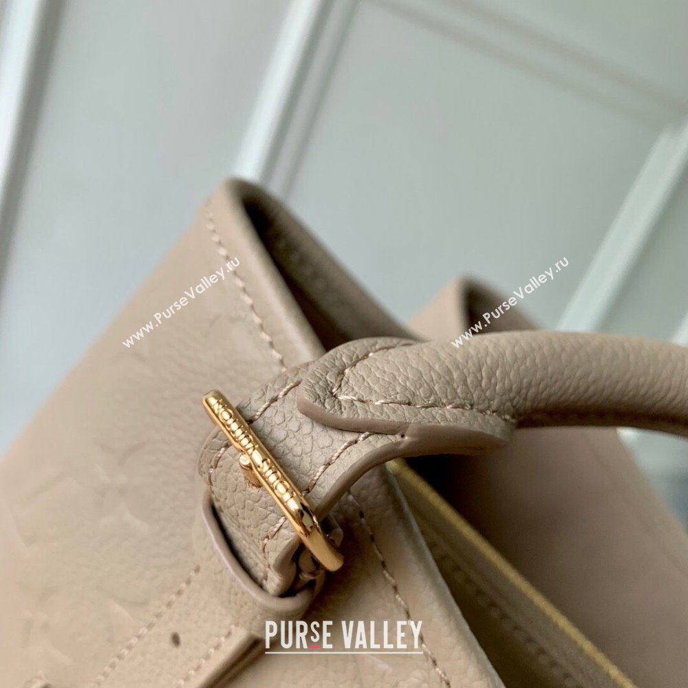 Louis Vuitton Babylone Tote PM bag in Monogram Empreinte Leather M11463 Tourterelle Grey 2024 (KI-240829053)