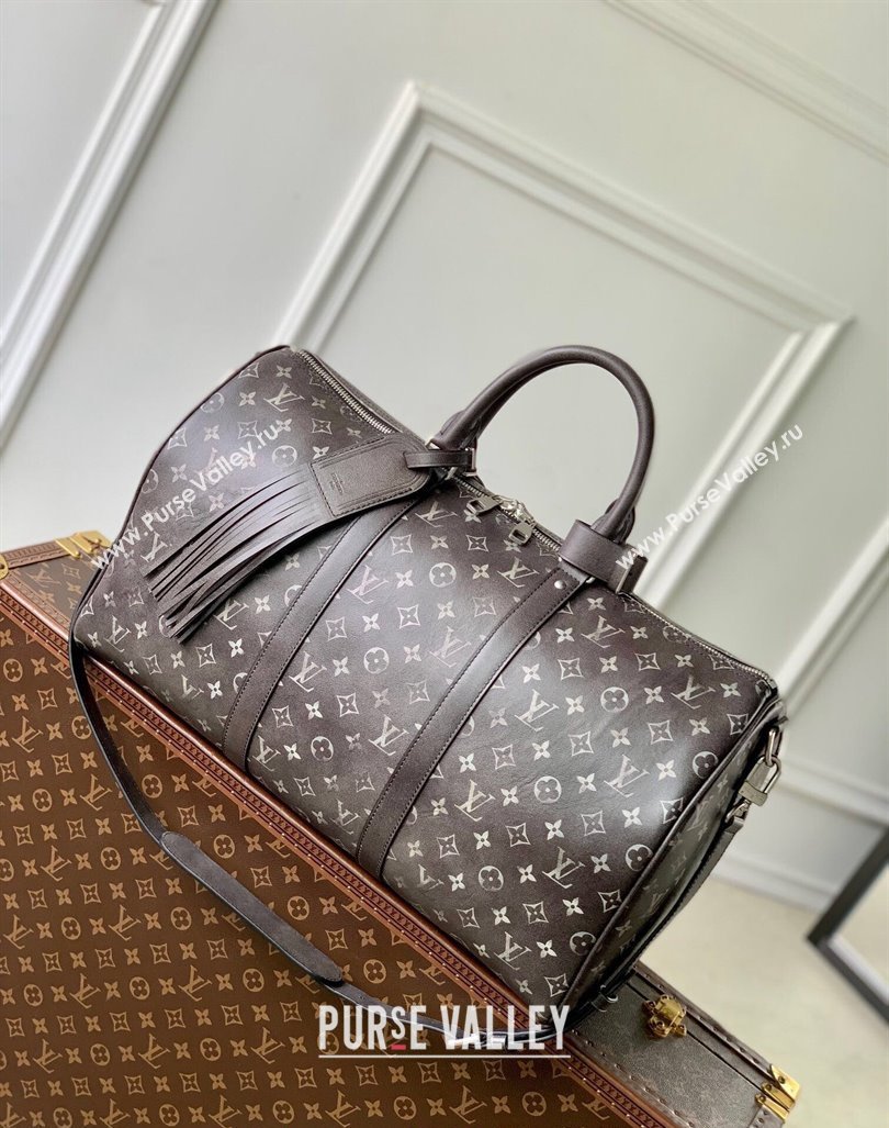 Louis Vuitton Keepall Bandouliere 50 Travel Bag in Brushed Monogram Leather M11596 2024 (KI-240926031)