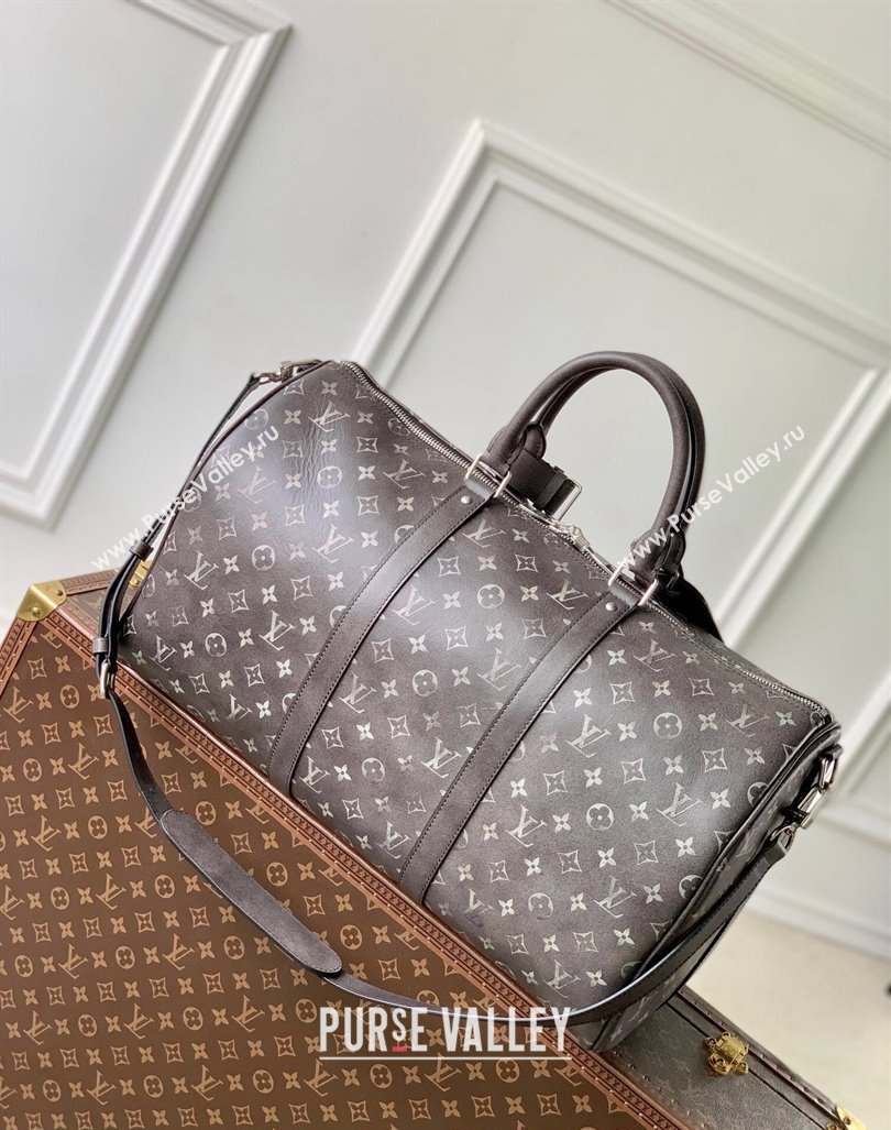 Louis Vuitton Keepall Bandouliere 50 Travel Bag in Brushed Monogram Leather M11596 2024 (KI-240926031)