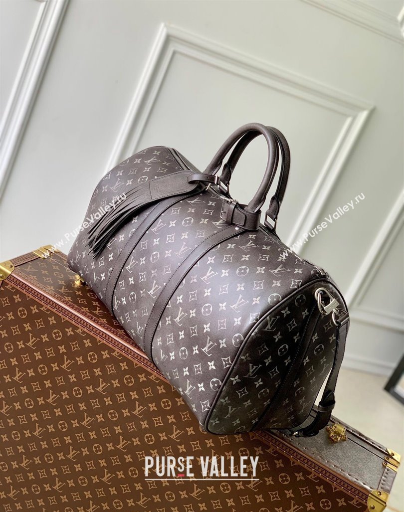 Louis Vuitton Keepall Bandouliere 50 Travel Bag in Brushed Monogram Leather M11596 2024 (KI-240926031)