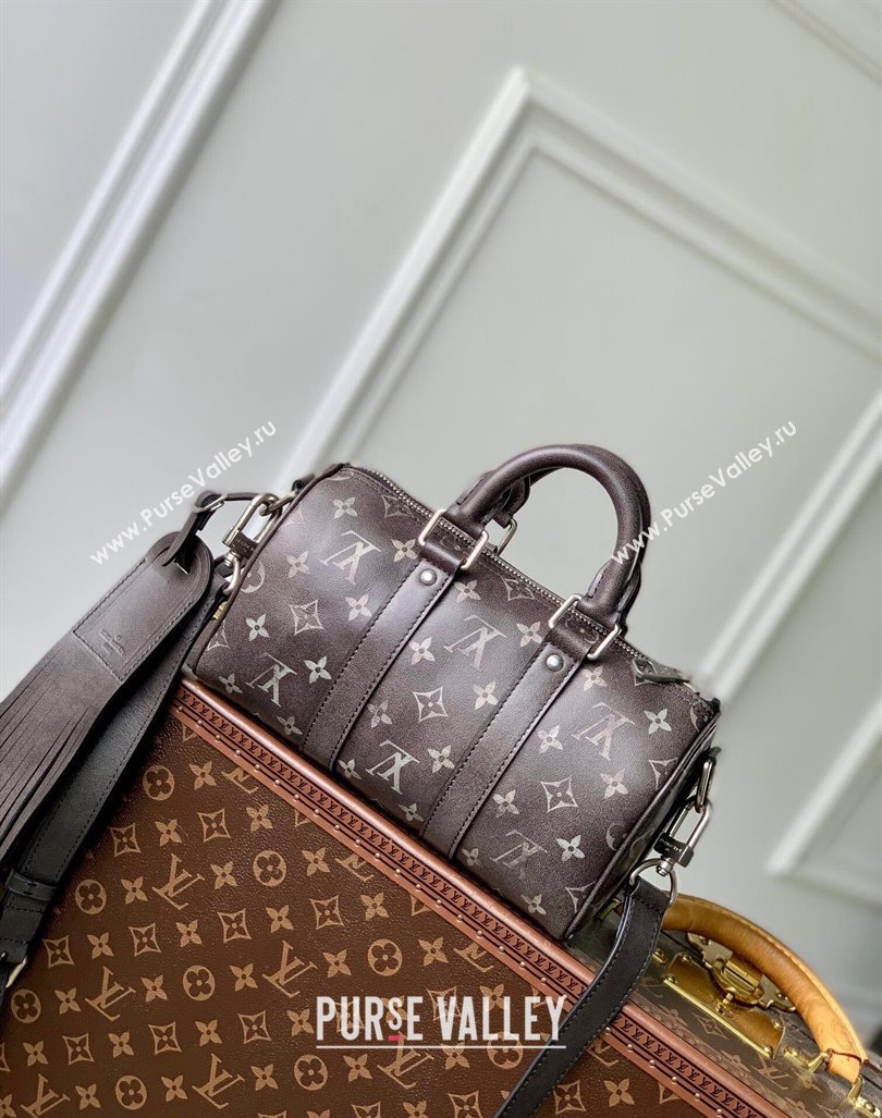 Louis Vuitton Keepall Bandouliere 25 Bag in Brushed Monogram Leather M11595 2024 (KI-240926032)