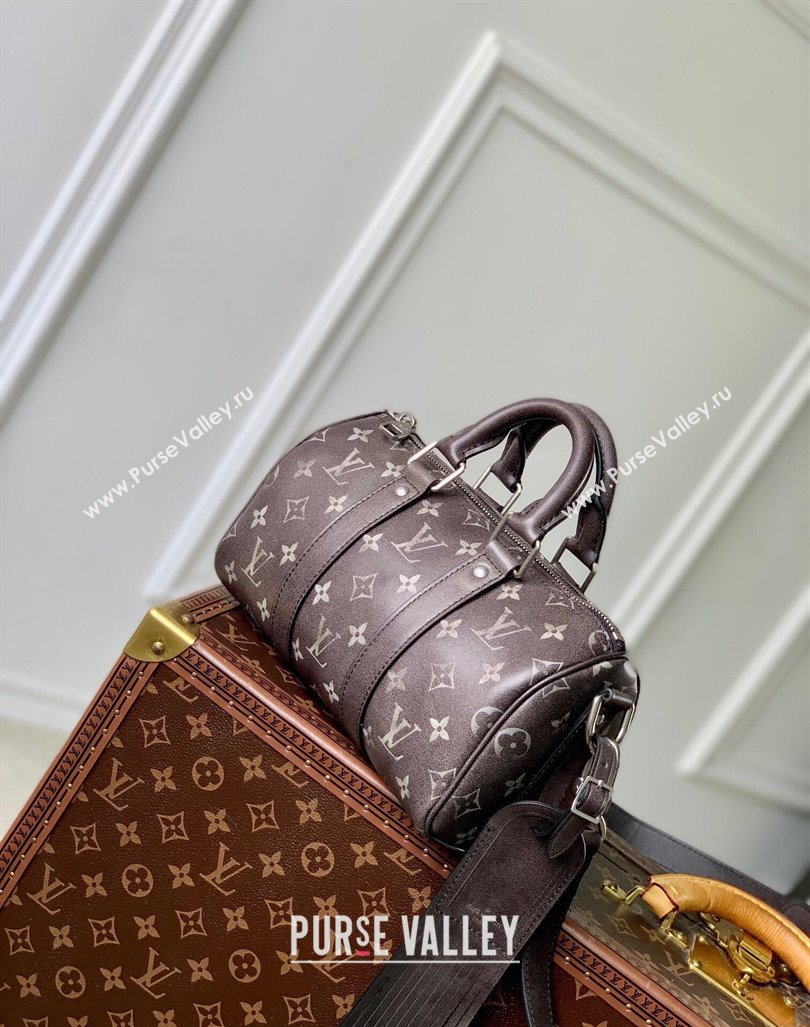 Louis Vuitton Keepall Bandouliere 25 Bag in Brushed Monogram Leather M11595 2024 (KI-240926032)