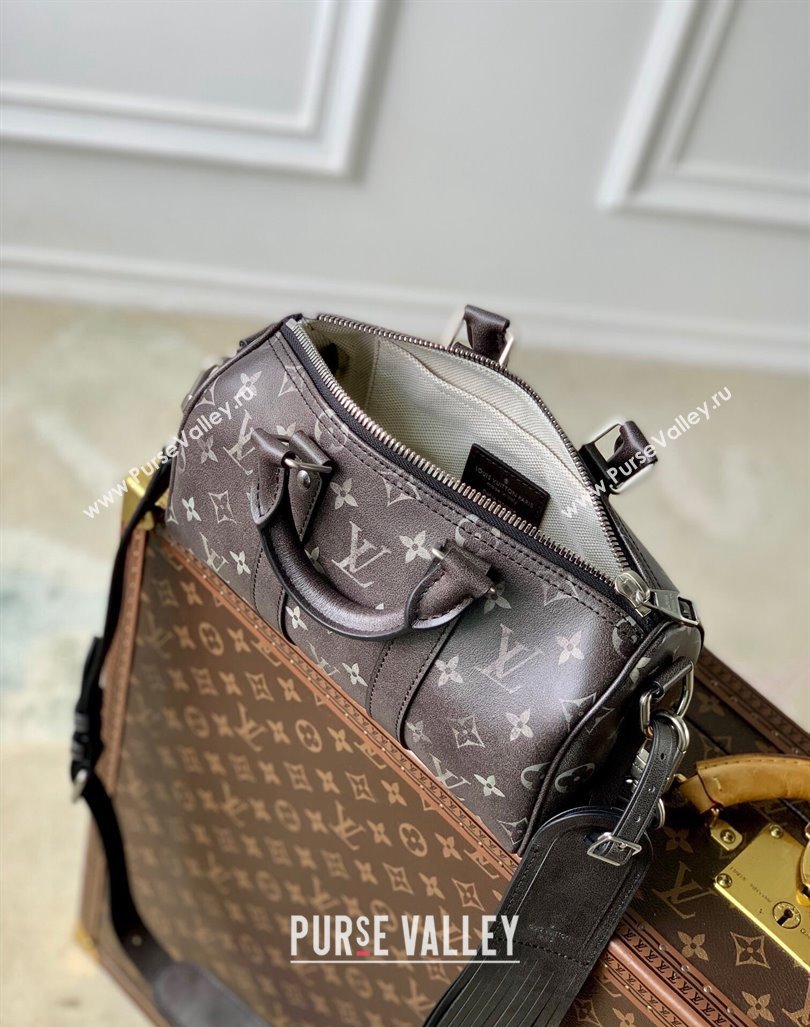 Louis Vuitton Keepall Bandouliere 25 Bag in Brushed Monogram Leather M11595 2024 (KI-240926032)