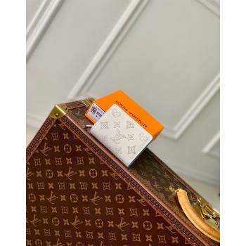 Louis Vuitton Clea Wallet in Mahina Perforated Leather M11749 White/Blue 2024 (KI-240925060)