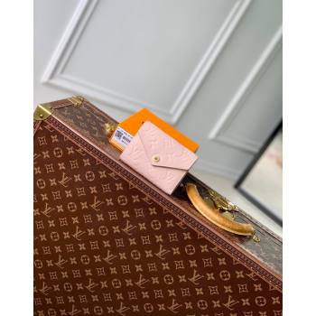 Louis Vuitton Victorine Wallet in Monogram Empreinte Leather M83271 Pink 2024 (KI-240925063)