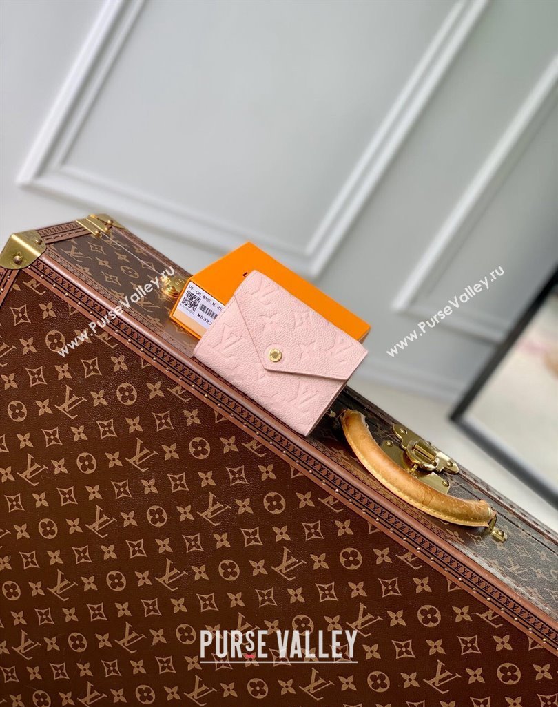 Louis Vuitton Victorine Wallet in Monogram Empreinte Leather M83271 Pink 2024 (KI-240925063)