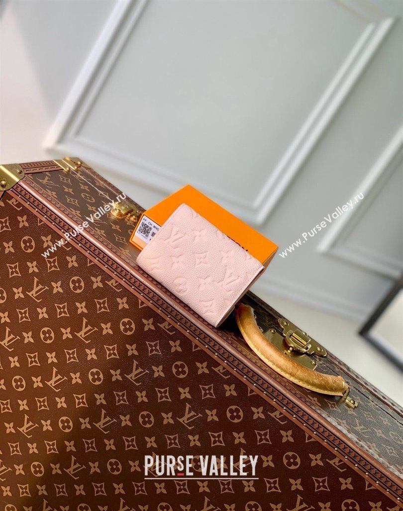 Louis Vuitton Victorine Wallet in Monogram Empreinte Leather M83271 Pink 2024 (KI-240925063)