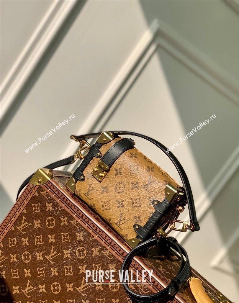 Louis Vuitton Side Trunk Mini Bag in Monogram Reverse Canvas 2024 M46815 (KI-240925065)