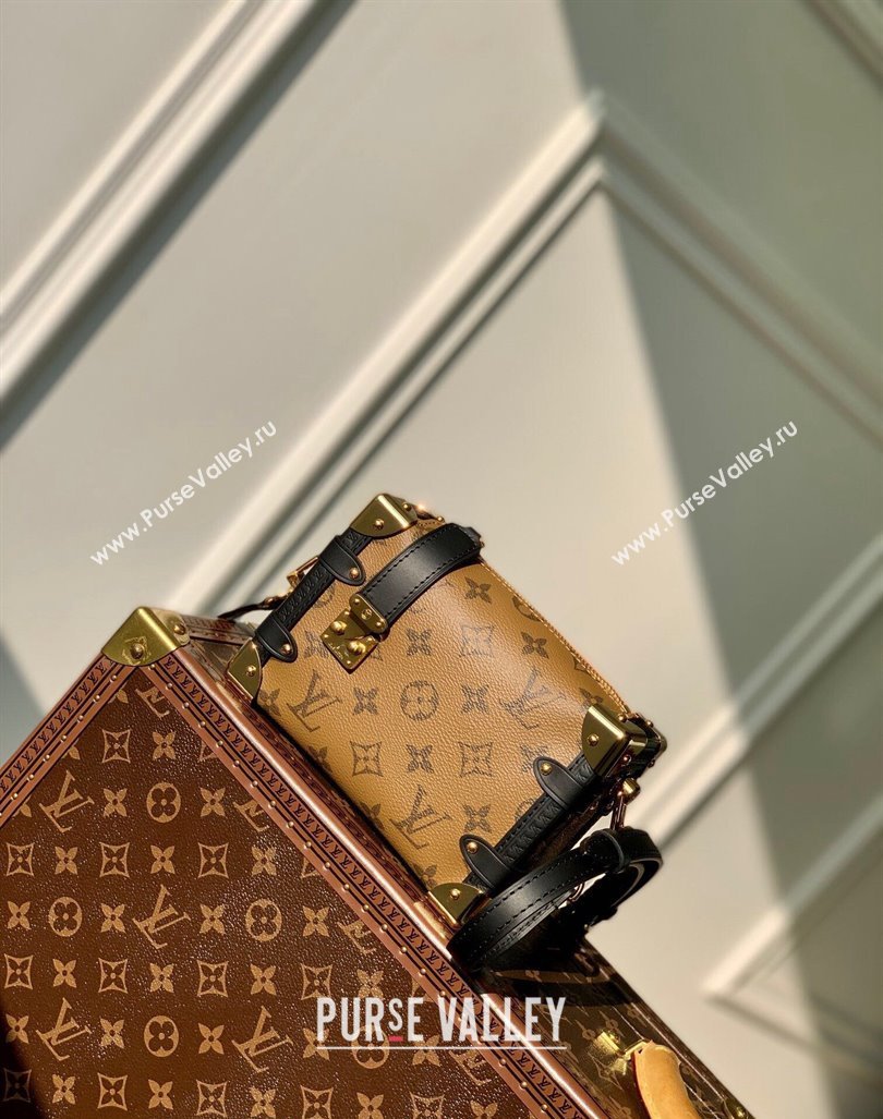 Louis Vuitton Side Trunk Mini Bag in Monogram Reverse Canvas 2024 M46815 (KI-240925065)