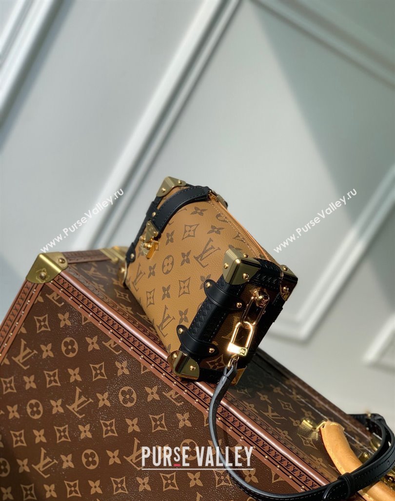 Louis Vuitton Side Trunk Mini Bag in Monogram Reverse Canvas 2024 M46815 (KI-240925065)