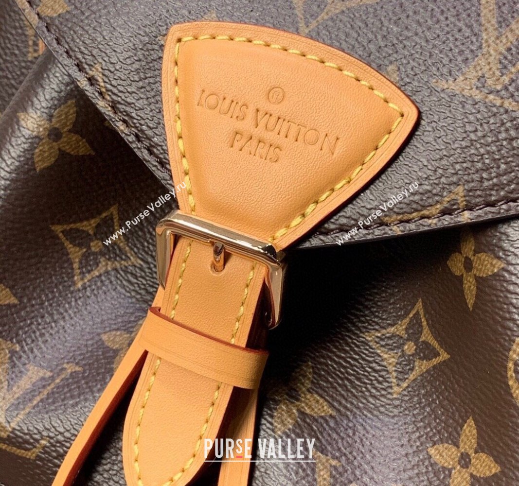 Louis Vuitton Montsouris PM Monogram Canvas Backpack bag M45501 Nude 2024 (KI-240925073)