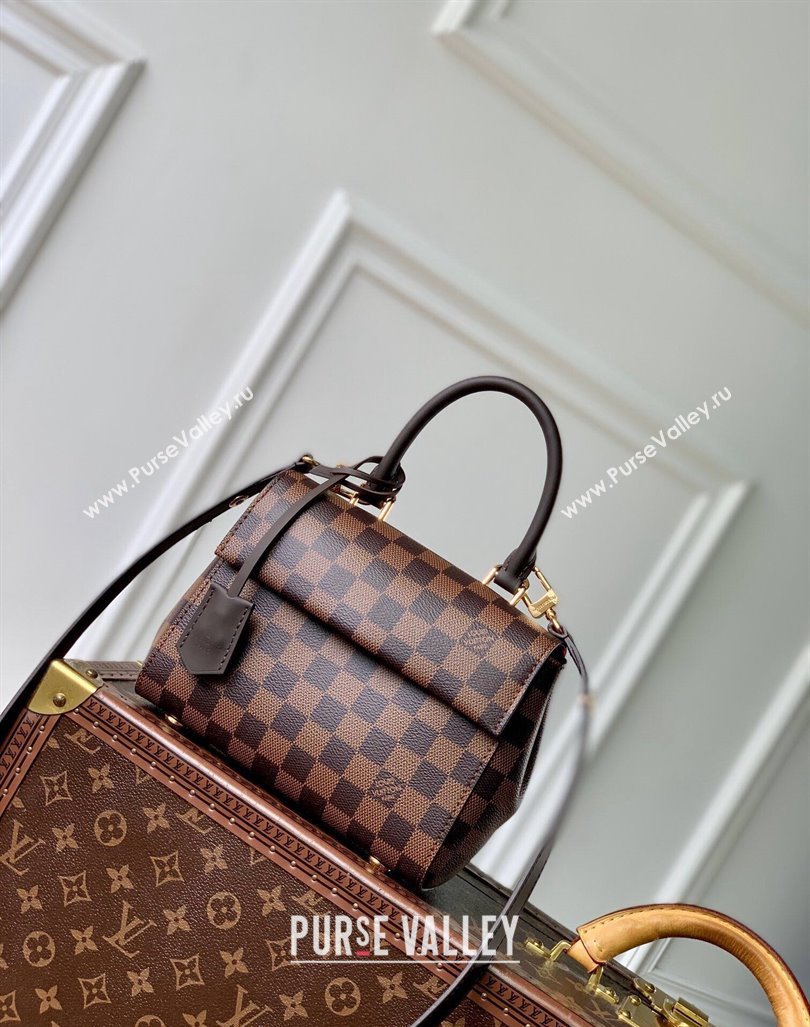 Louis Vuitton Cluny Mini Bag in Damier Ebene Canvas N00097 Brown 2024 (KI-240925080)