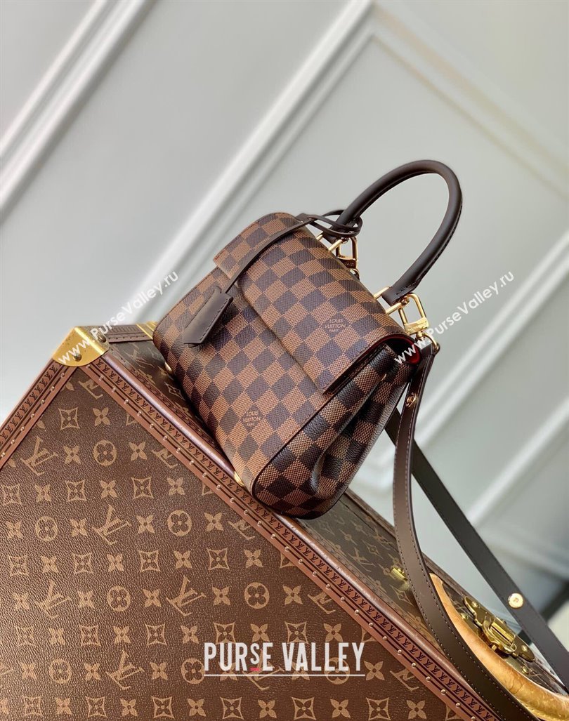 Louis Vuitton Cluny Mini Bag in Damier Ebene Canvas N00097 Brown 2024 (KI-240925080)