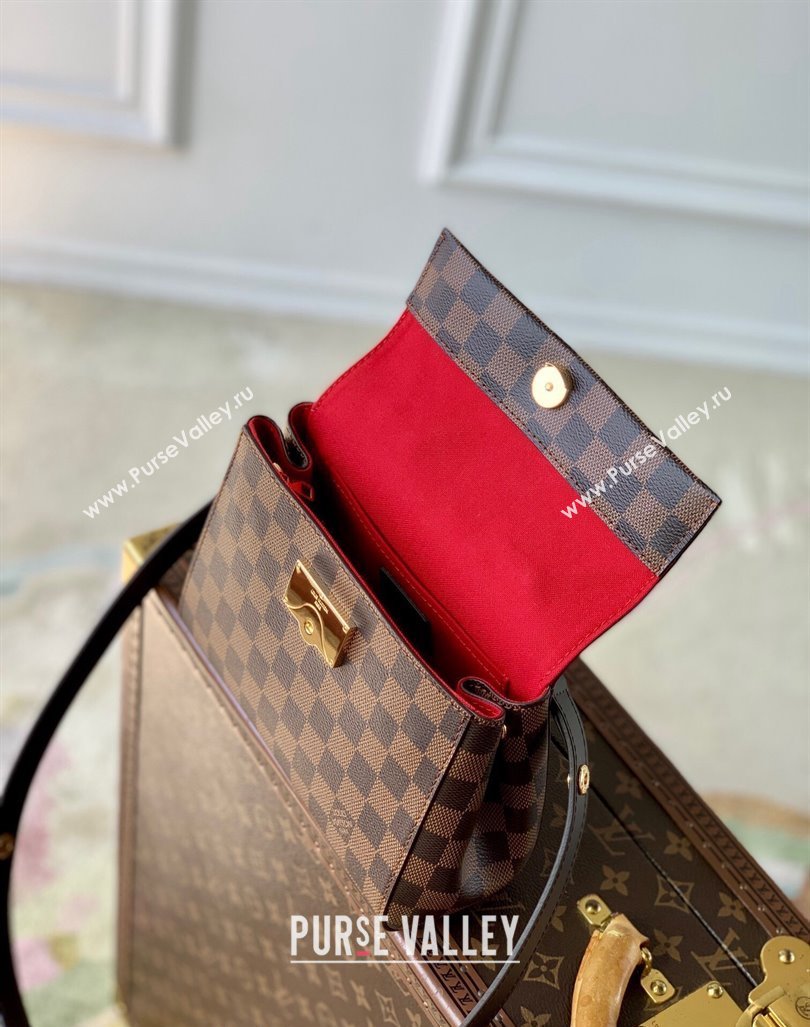 Louis Vuitton Cluny Mini Bag in Damier Ebene Canvas N00097 Brown 2024 (KI-240925080)