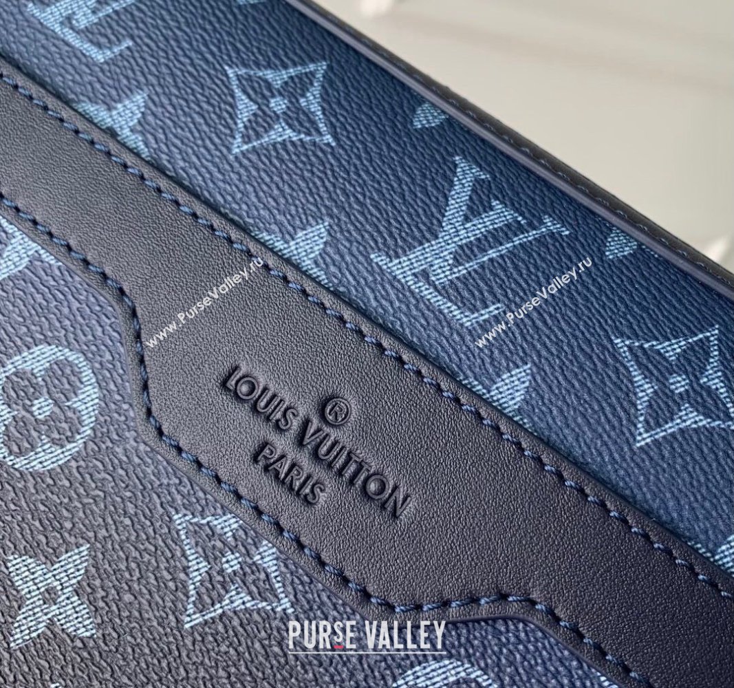 Louis Vuitton Mens Trio Messenger Bag in Navy Blue Monogram Gradient Canvas M11592 2024 (KI-240925086)