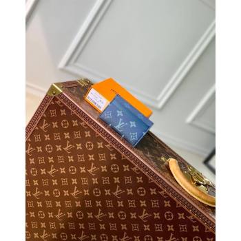 Louis Vuitton Double Card Holder Wallet in Navy Blue Monogram Gradient Canvas M11550 2024 (KI-240925090)