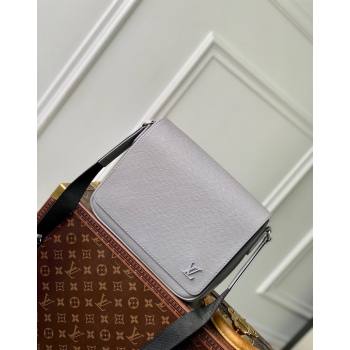 Louis Vuitton District PM Messenger Bag in Taiga Leather M30851 Glacier Grey 2024 (KI-240926003)