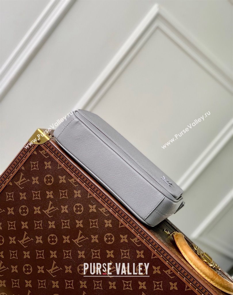 Louis Vuitton District PM Messenger Bag in Taiga Leather M30851 Glacier Grey 2024 (KI-240926003)