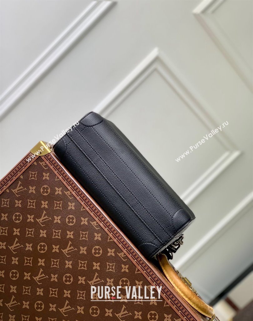 Louis Vuitton Mens Soul Trunk East West Shoulder bag in Black Calf Leather M11615 2024 (KI-240926005)