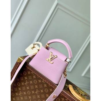 Louis Vuitton MiniMe Capucines Mini Bag in Taurillon leather M24563 Purple 2024 (KI-240926009)