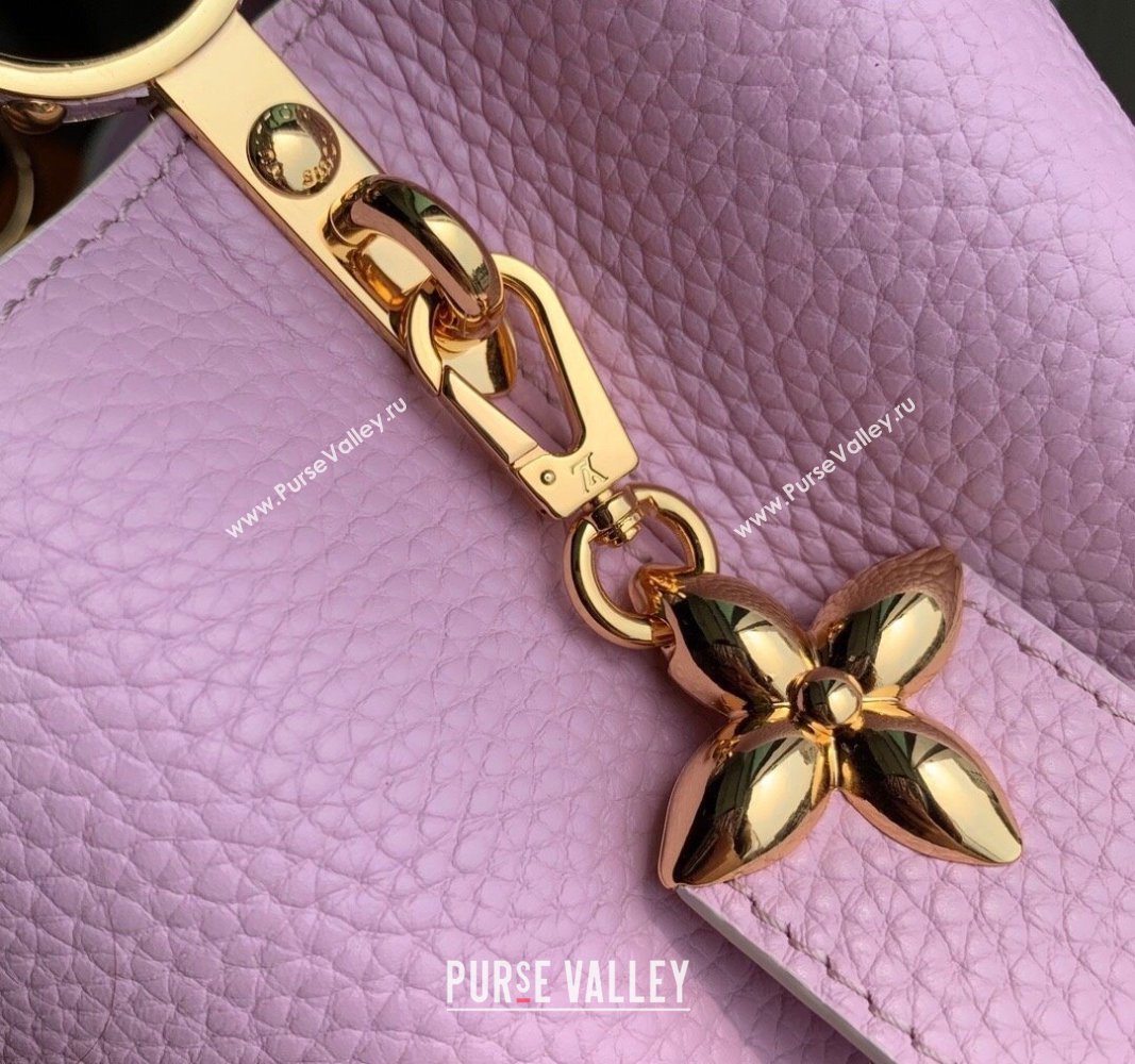 Louis Vuitton MiniMe Capucines Mini Bag in Taurillon leather M24563 Purple 2024 (KI-240926009)