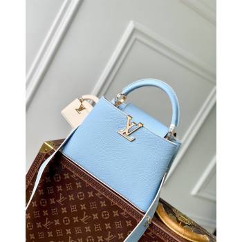 Louis Vuitton MiniMe Capucines BB Bag in Taurillon leather M24575 Candy Blue 2024 (KI-240926011)