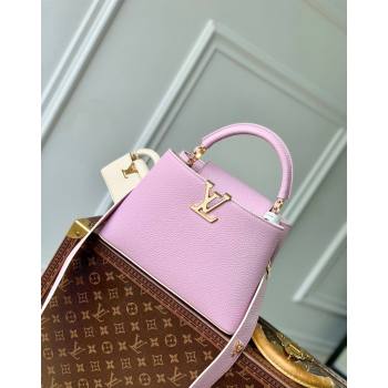 Louis Vuitton MiniMe Capucines BB Bag in Taurillon leather M24575 Purple 2024 (KI-240926012)