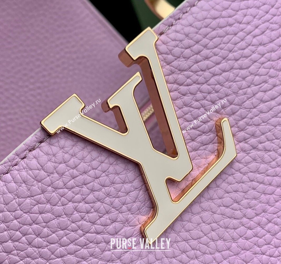 Louis Vuitton MiniMe Capucines BB Bag in Taurillon leather M24575 Purple 2024 (KI-240926012)