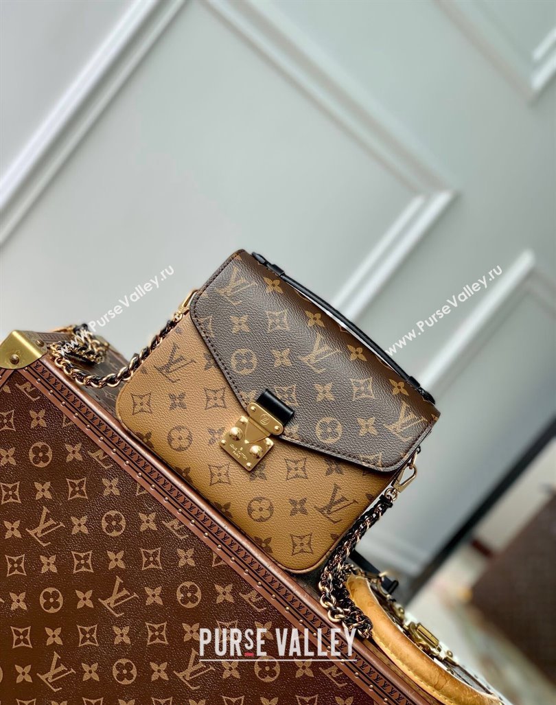 Louis Vuitton Pochette Metis Backpack bag in Monogram Reverse Canvas M11941 2024 (KI-240926015)