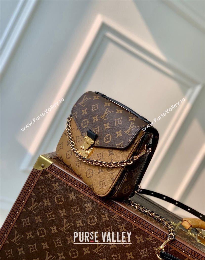 Louis Vuitton Pochette Metis Backpack bag in Monogram Reverse Canvas M11941 2024 (KI-240926015)