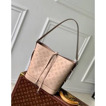 Louis Vuitton Flore Bucket bag in Perforated Mahina Calfskin M12139 Pink 2024 (KI-240925054)