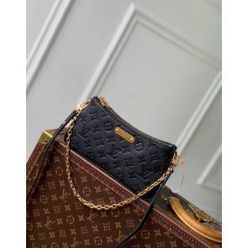 Louis Vuitton Liv Pochette Shoulder Bag in Black Monogram Empreinte Leather M83301 2024 (KI-240926019)