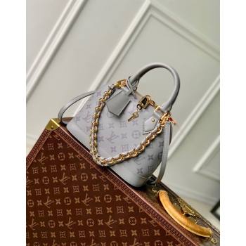 Louis Vuitton Alma BB bag in Calfskin M12561 Trianon Grey/Purple 2024 (KI-240926021)