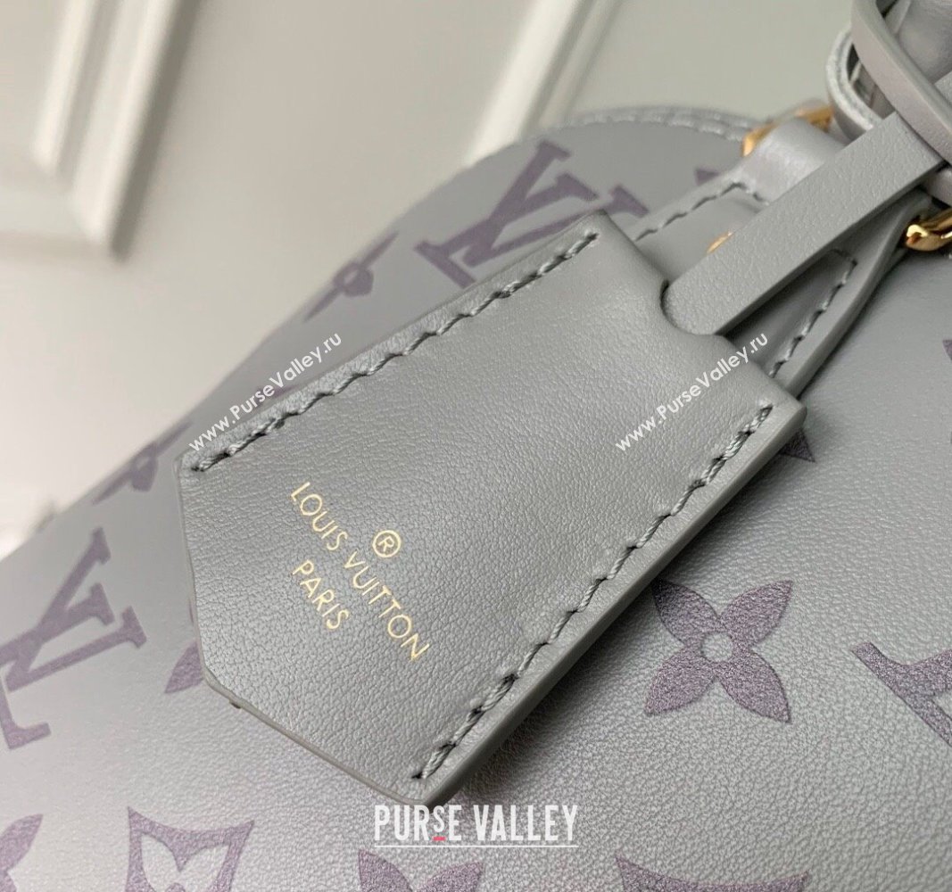 Louis Vuitton Alma BB bag in Calfskin M12561 Trianon Grey/Purple 2024 (KI-240926021)