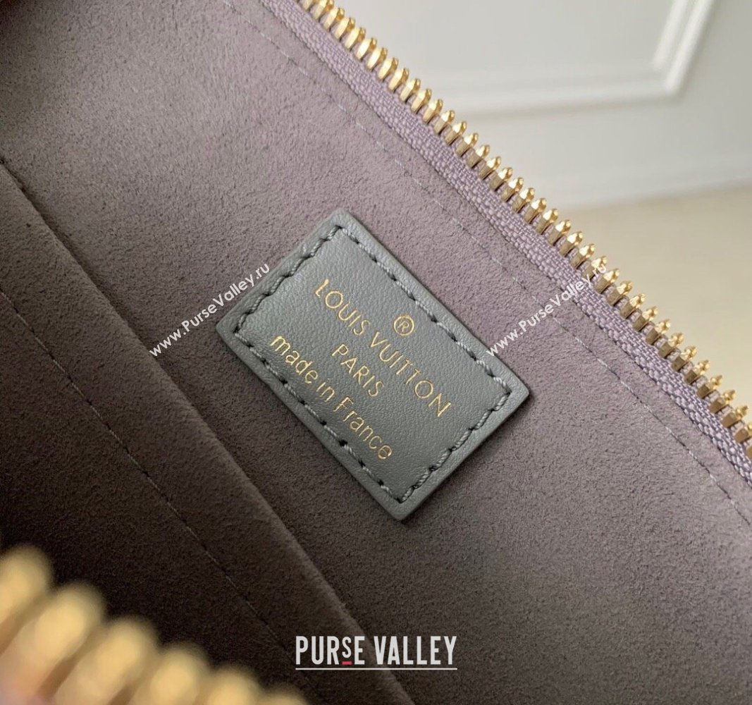 Louis Vuitton Alma BB bag in Calfskin M12561 Trianon Grey/Purple 2024 (KI-240926021)