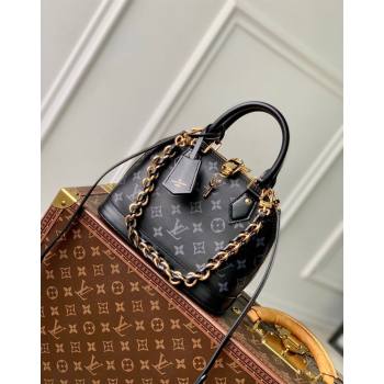 Louis Vuitton Alma BB bag in Calfskin M12289 Black2 2024 (KI-240926022)