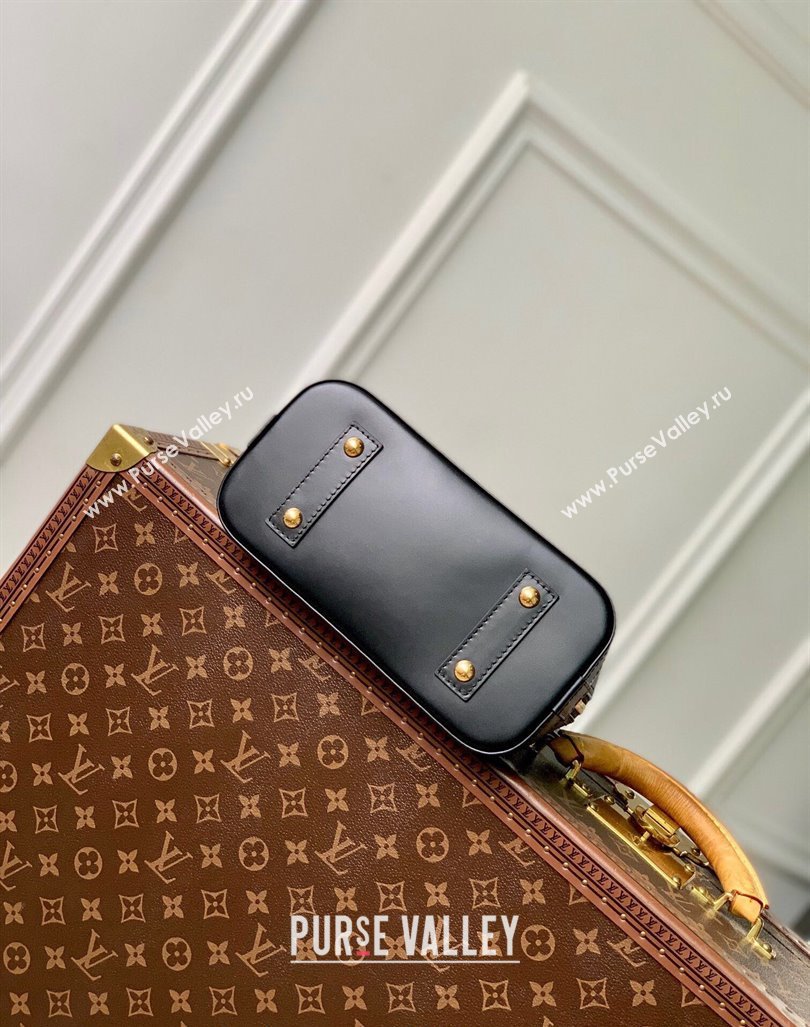 Louis Vuitton Alma BB bag in Calfskin M12289 Black2 2024 (KI-240926022)