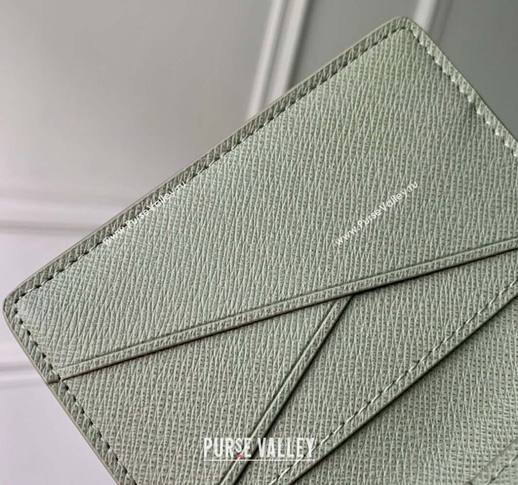 Louis Vuitton Pocket Organizer Wallet in Khaki Green Monogram Gradient Canvas M11549 2024 (KI-240925092)