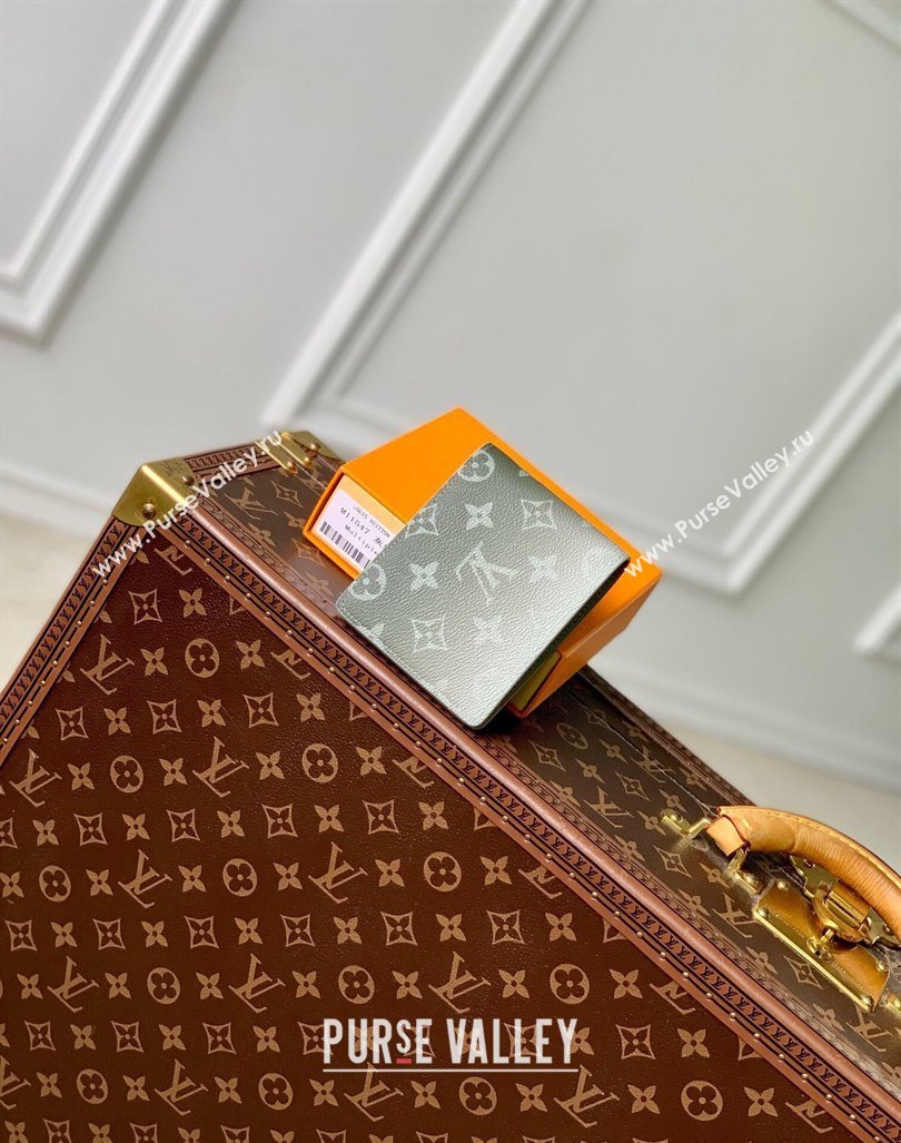 Louis Vuitton Multiple Wallet in Khaki Green Monogram Gradient Canvas M11547 2024 (KI-240925093)