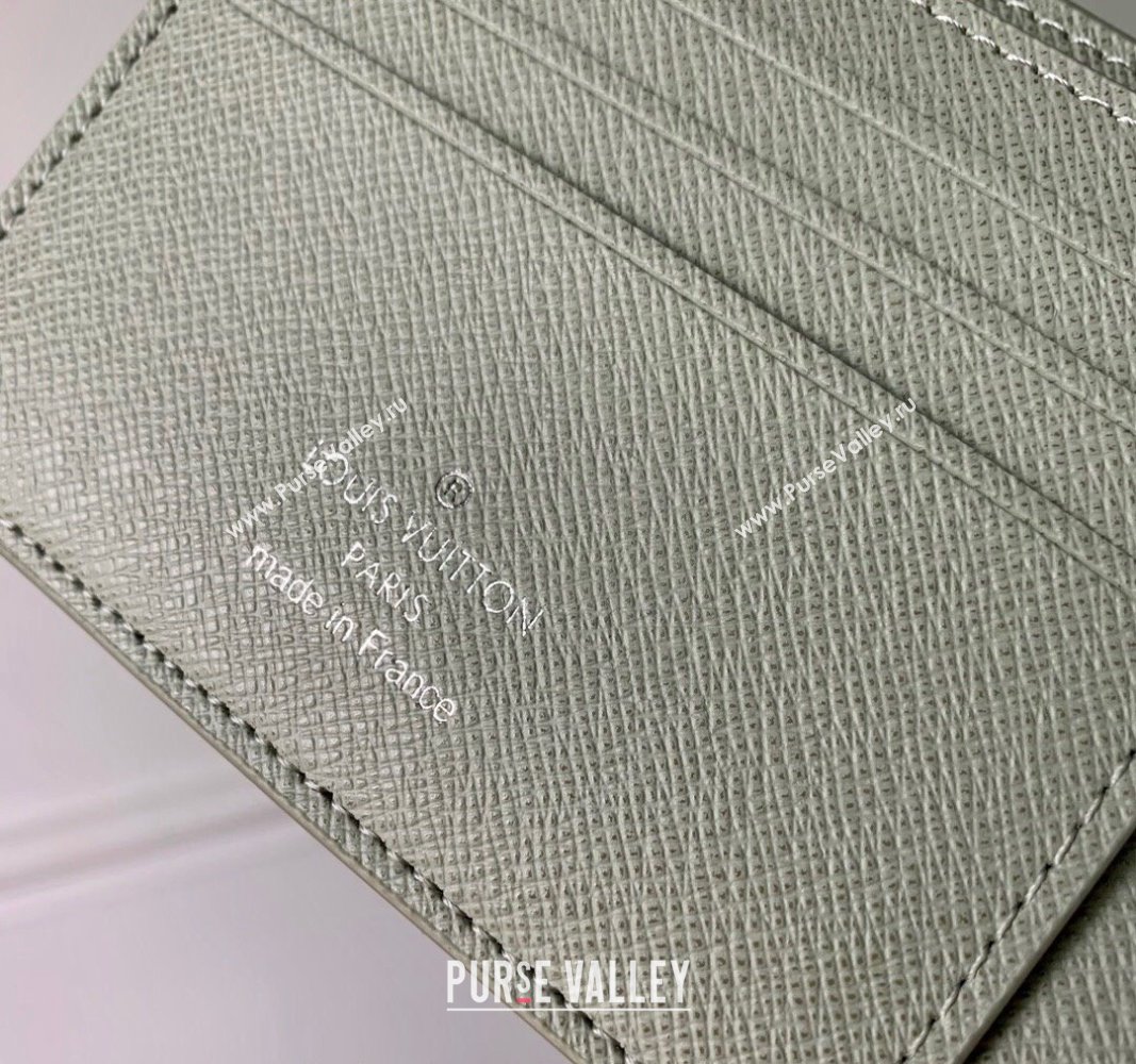 Louis Vuitton Multiple Wallet in Khaki Green Monogram Gradient Canvas M11547 2024 (KI-240925093)