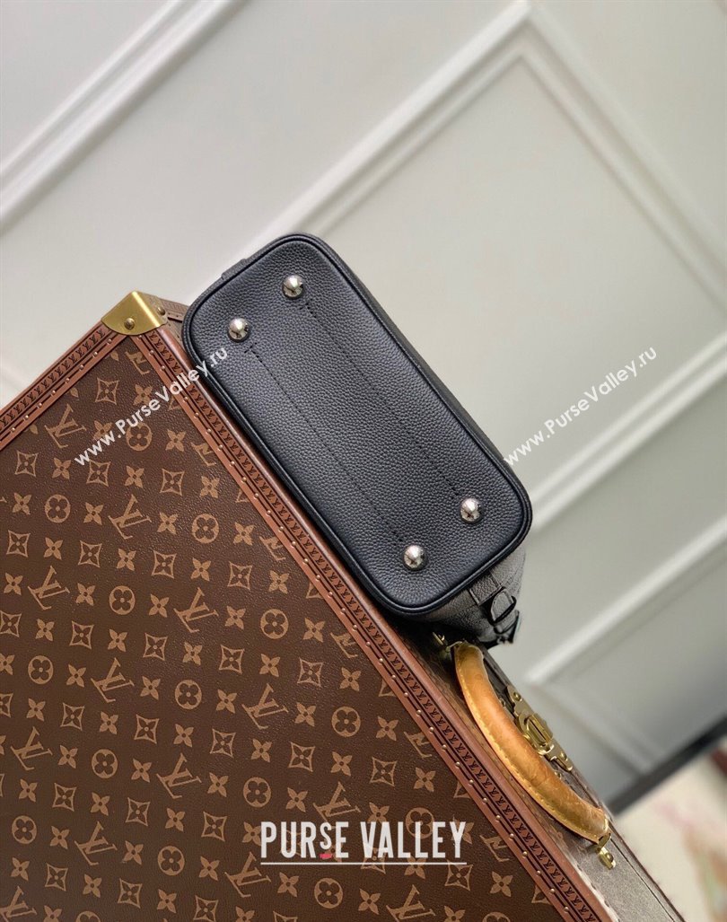 Louis Vuitton Flore Bucket bag in Perforated Mahina Calfskin M12139 Black 2024 (KI-240925055)