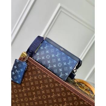 Louis Vuitton Mens Gaston Wearable Wallet Mini bag in Navy Blue Monogram Gradient Canvas M81124 2024 (KI-240925096)