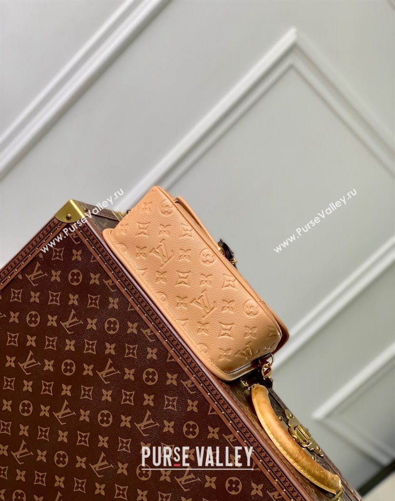 Louis Vuitton Diane Shoulder Bag in Monogram Leather M11817 Arizona Brown 2024 (KI-240925056)