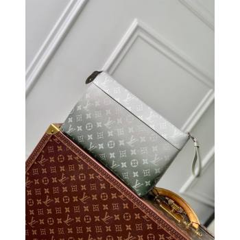 Louis Vuitton Pochette Voyage Souple Pouch in Khaki Green Monogram Gradient Canvas M11545 2024 (KI-240925099)