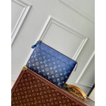 Louis Vuitton Pochette Voyage Souple Pouch in Navy Blue Monogram Gradient Canvas M11545 2024 (KI-240925100)