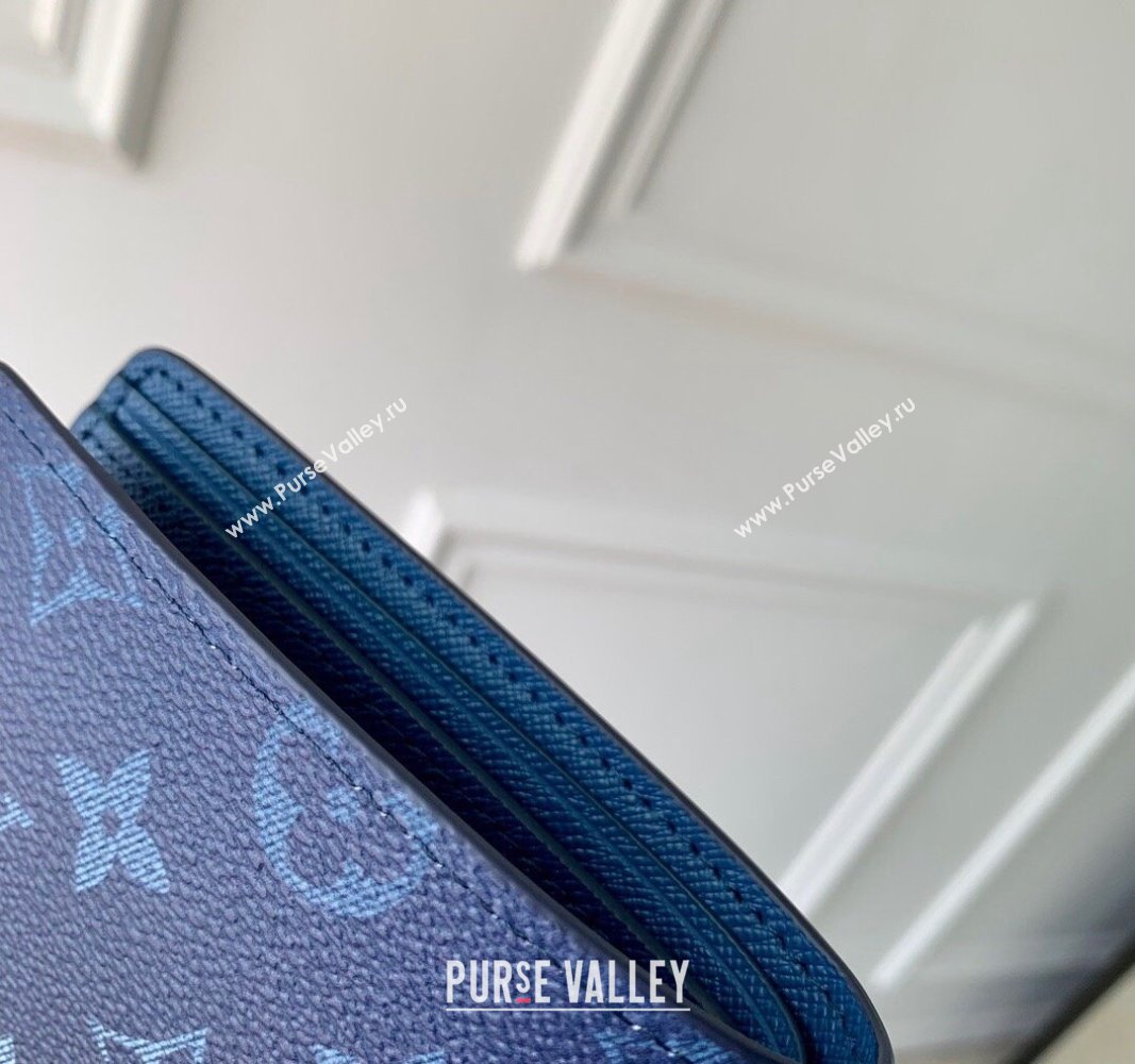 Louis Vuitton Multiple Wallet in Navy Blue Monogram Gradient Canvas M11547 2024 (KI-240925104)